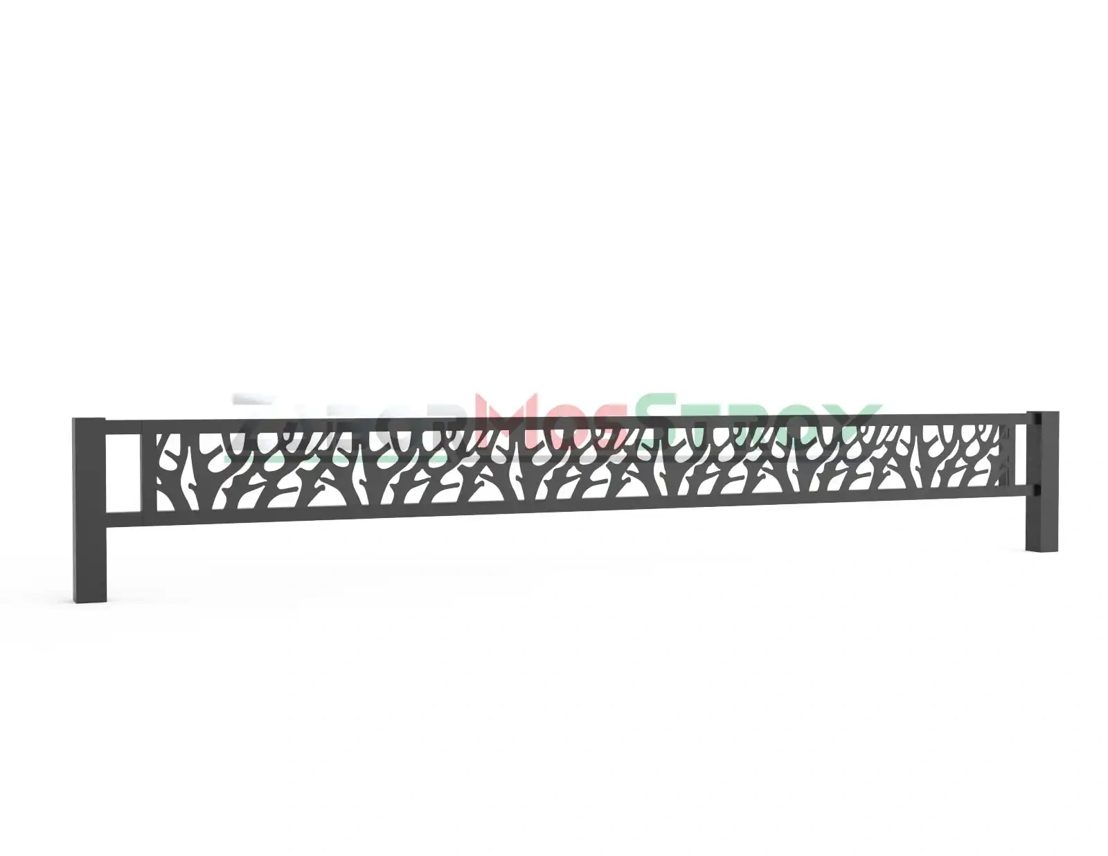 Ограждение газона с лазерной резкой zs-lgo-60-0008