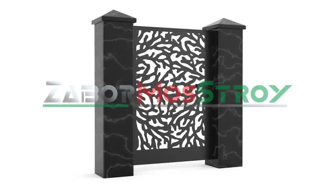 Калитка с лазерной резкой zs-lk-0006