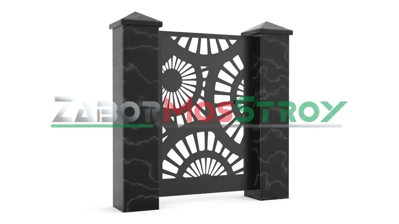 Калитка с лазерной резкой zs-lk-0023