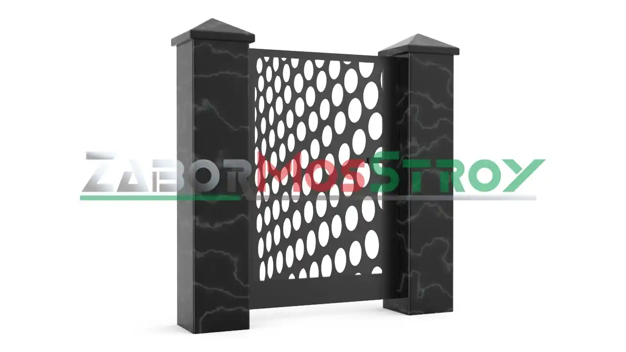 Калитка с лазерной резкой zs-lk-0024