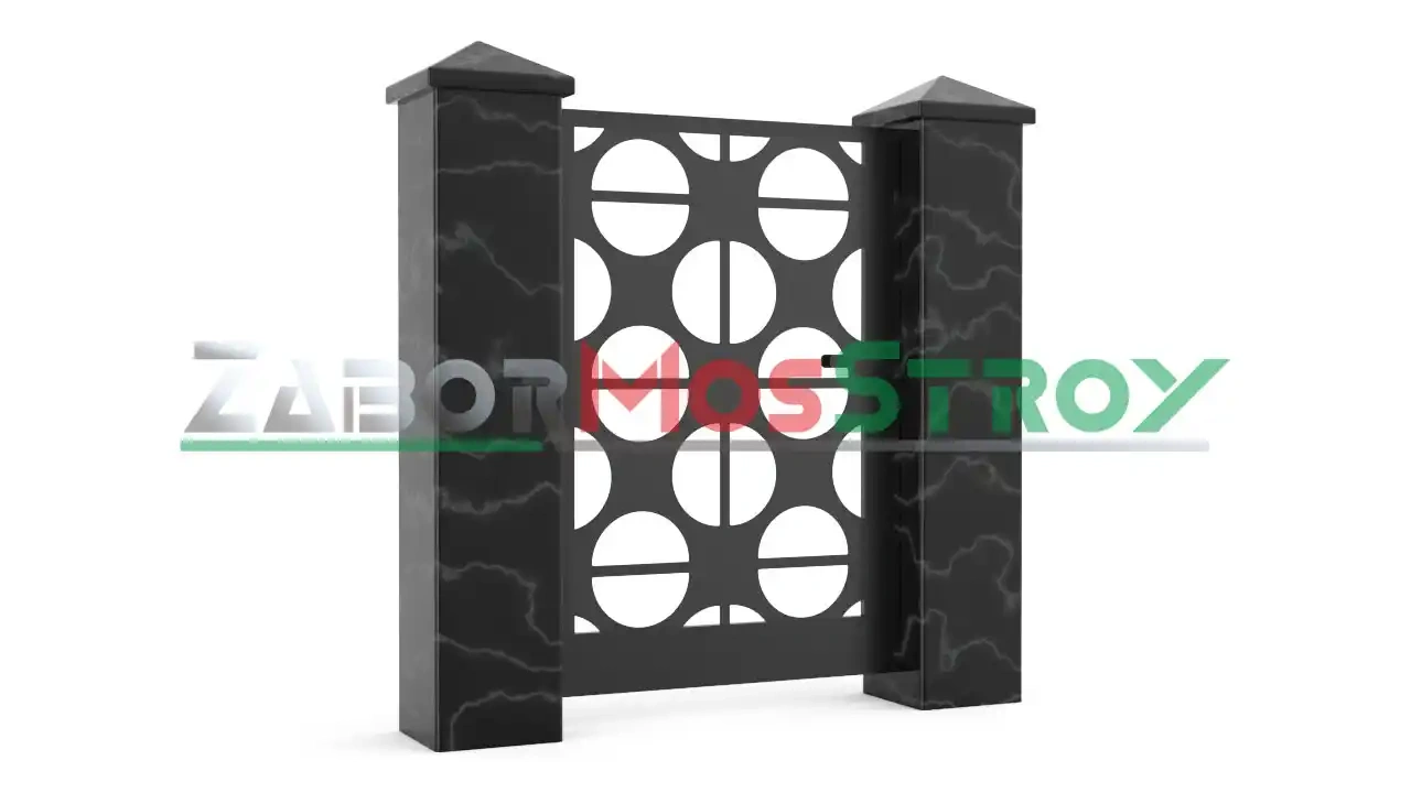 Калитка с лазерной резкой zs-lk-0026