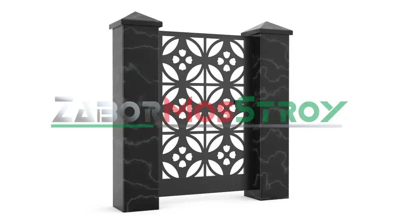Калитка с лазерной резкой zs-lk-0030