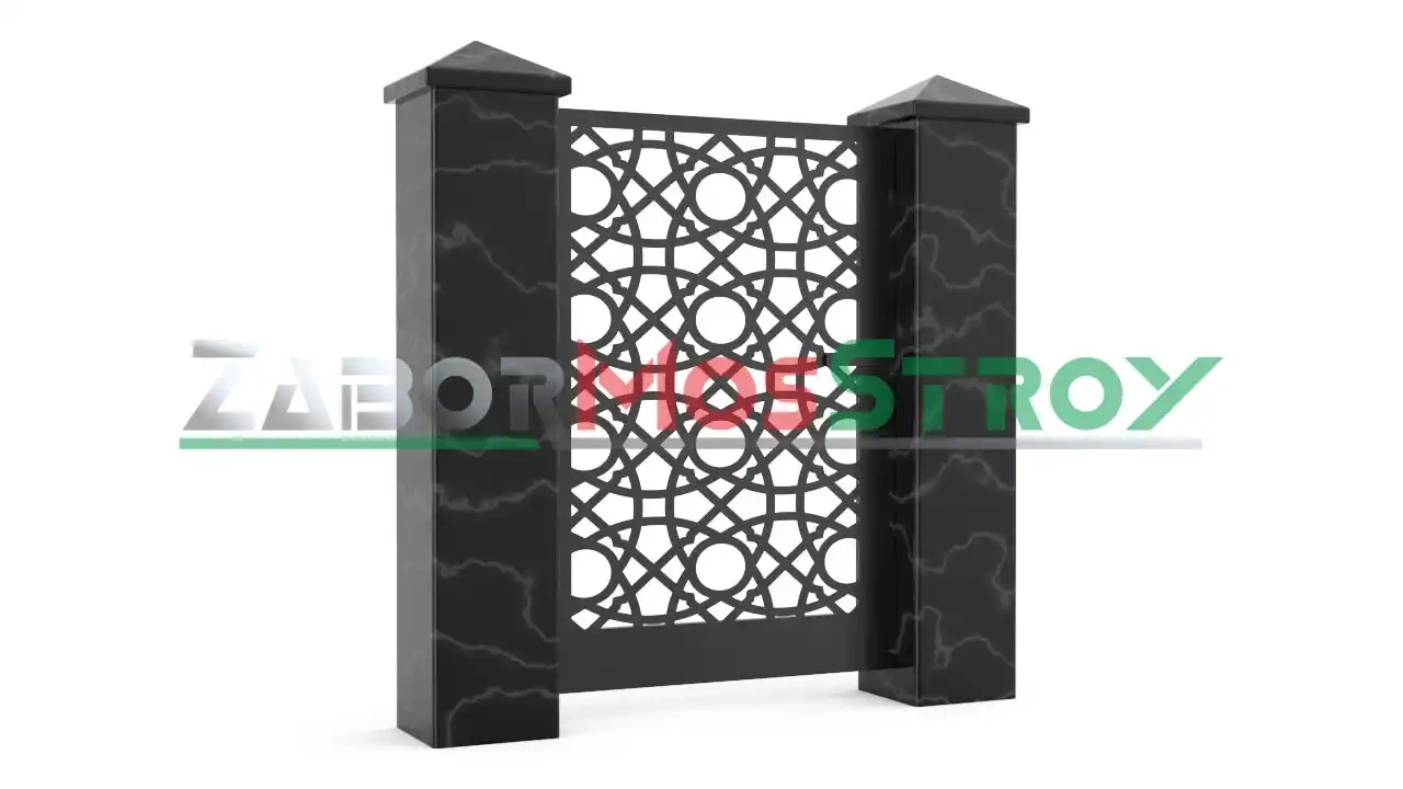 Калитка с лазерной резкой zs-lk-0037