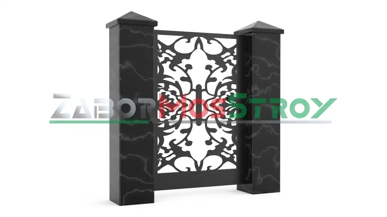 Калитка с лазерной резкой zs-lk-0039
