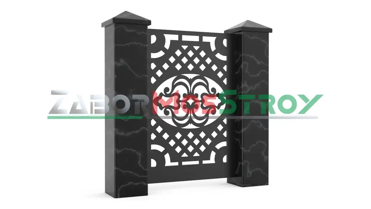 Калитка с лазерной резкой zs-lk-0045