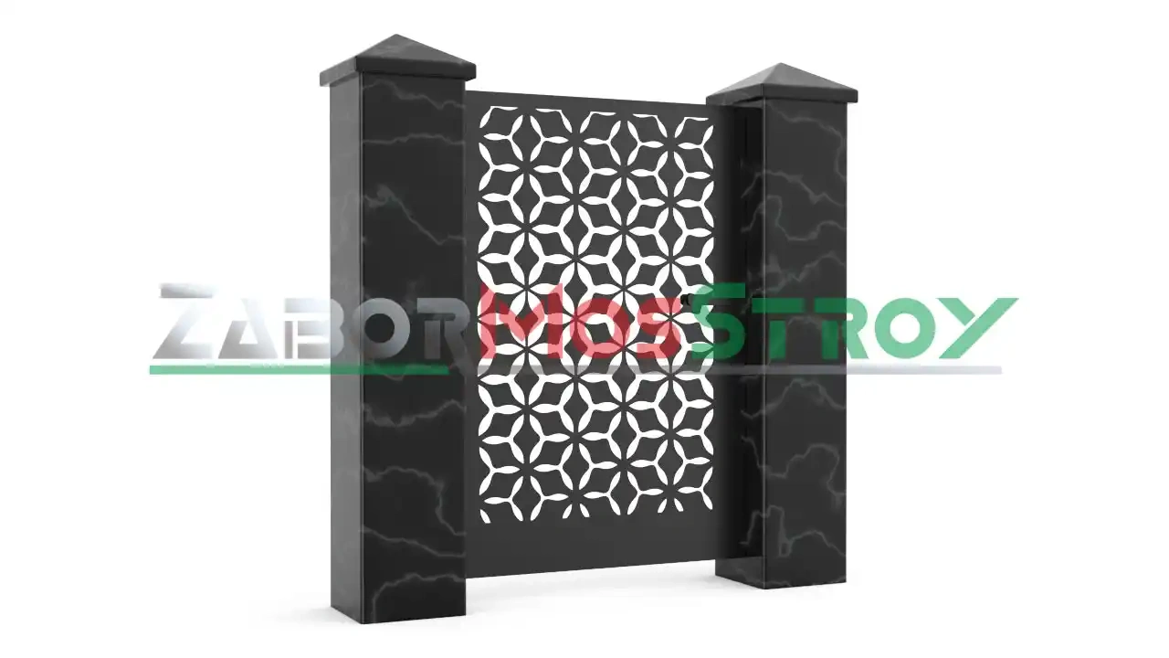 Калитка с лазерной резкой zs-lk-0050