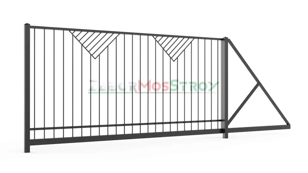 Ворота откатные сварные zs-vos-0034