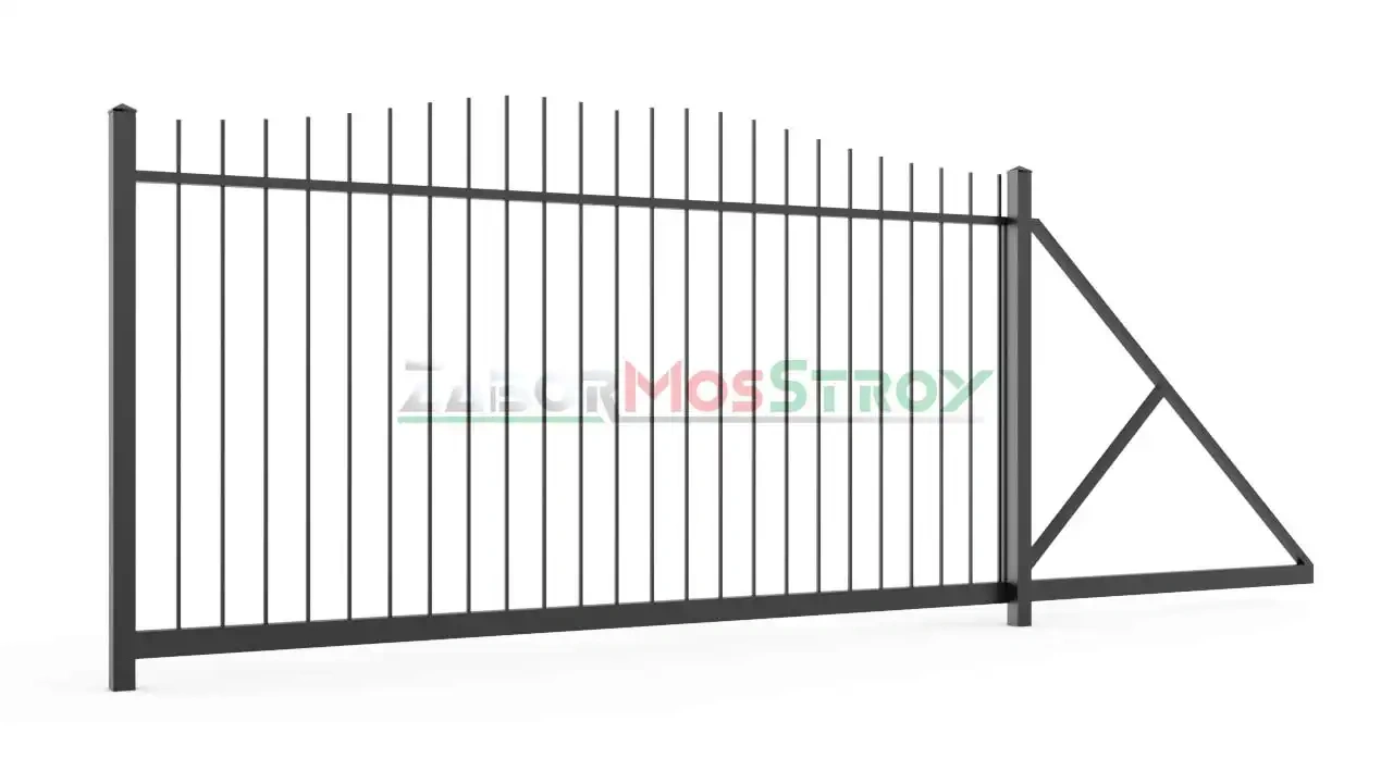 Ворота откатные сварные zs-vos-0035