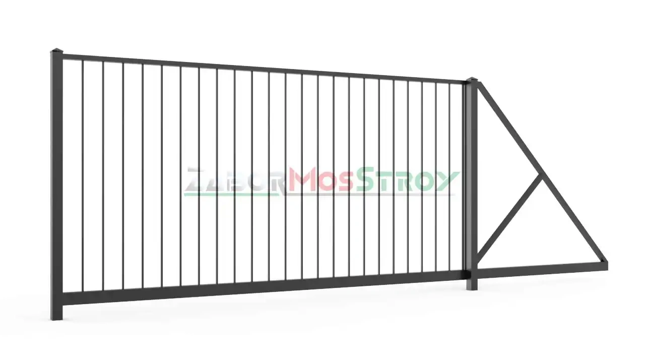 Ворота откатные сварные zs-vos-0036