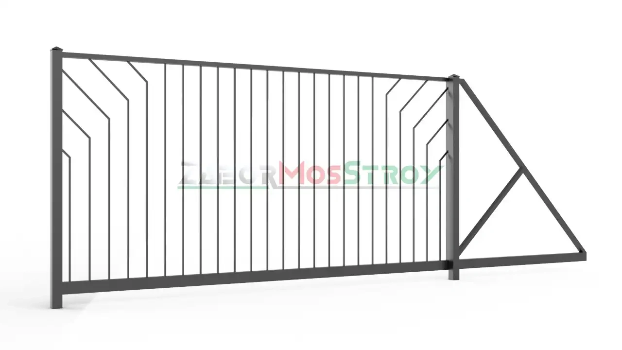 Ворота откатные сварные zs-vos-0076