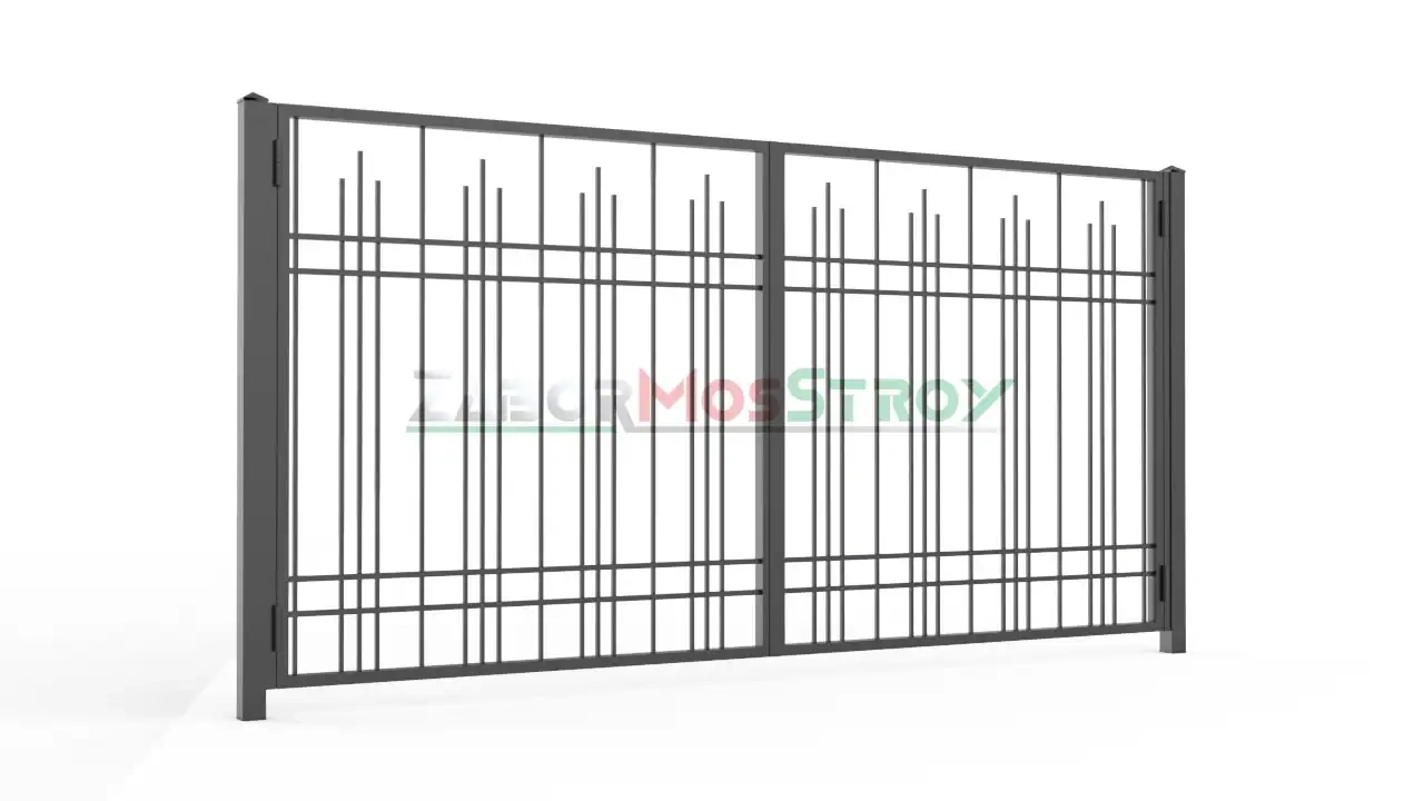 Ворота распашные сварные zs-vrs-0098